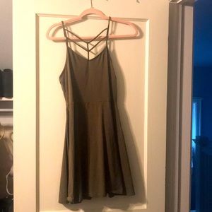 Olive green dress